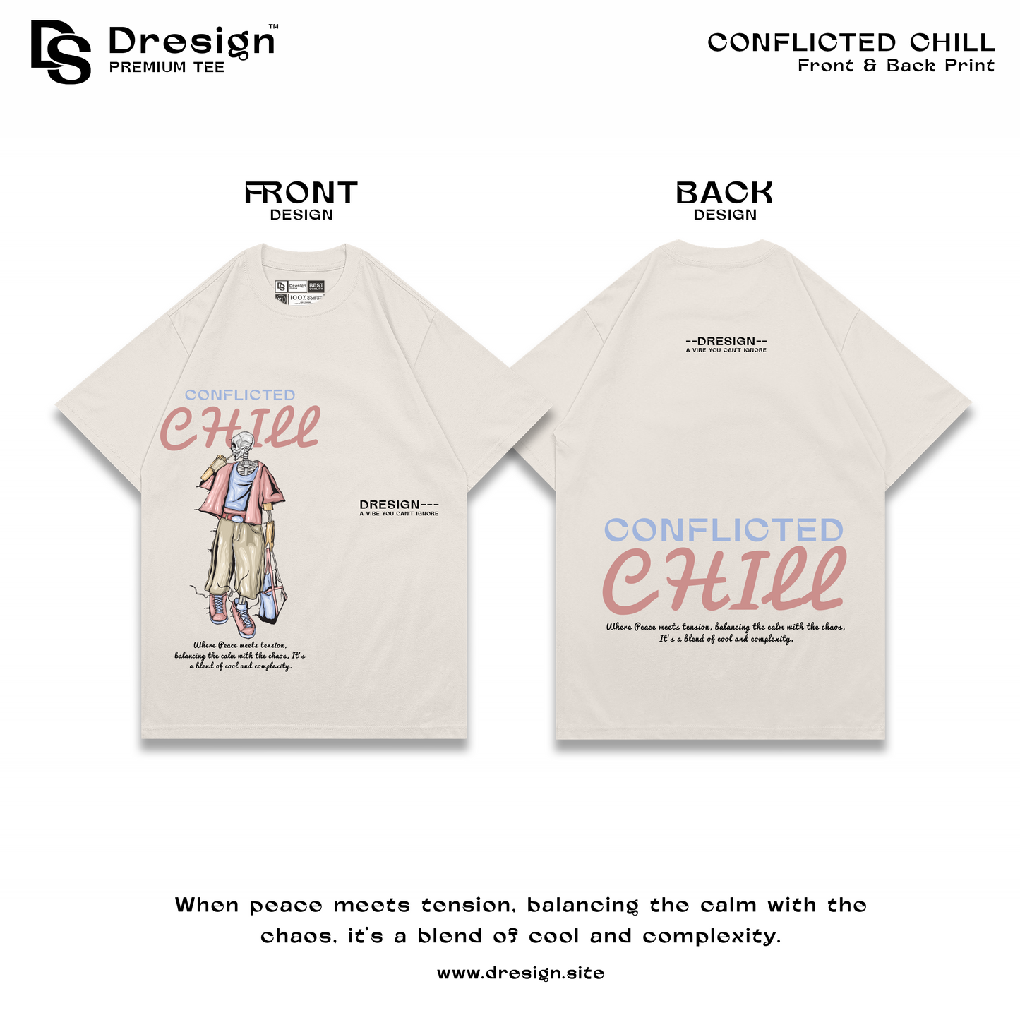 Conflicted Chill, Premium Tee