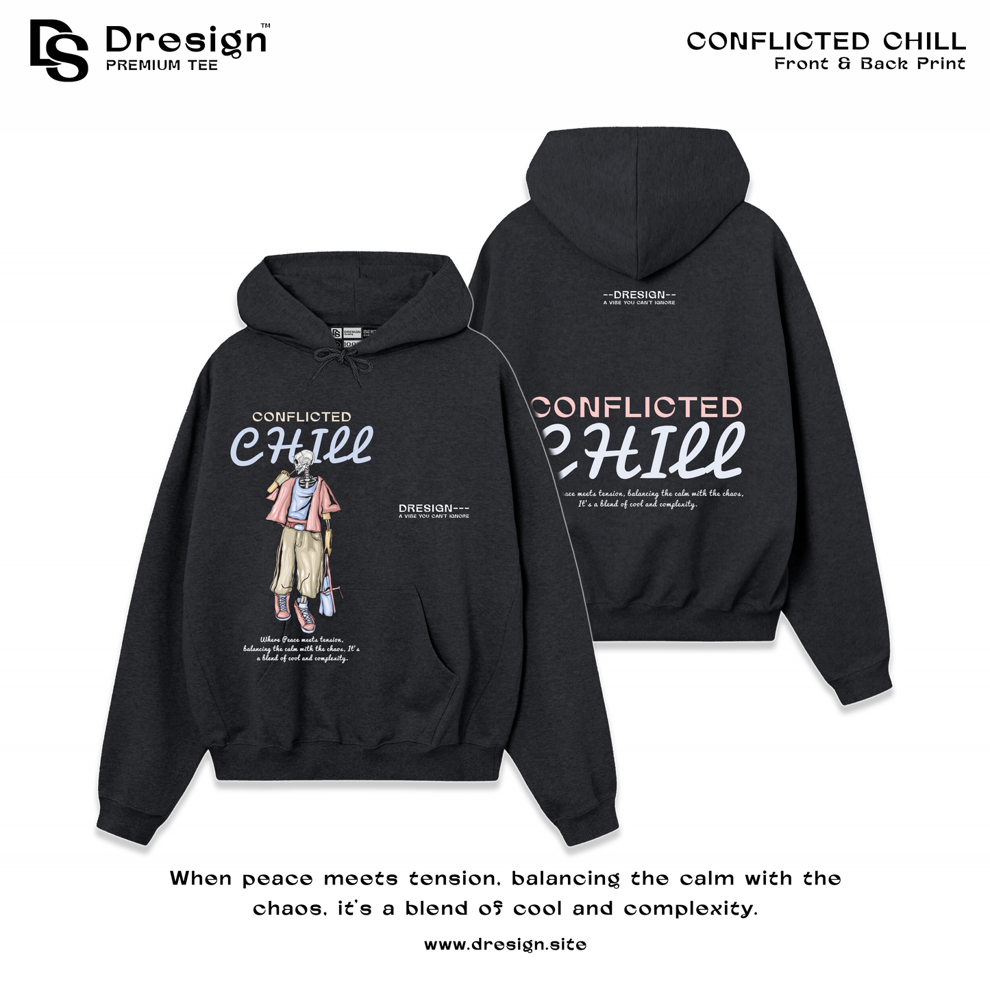 Conflicted Chill, Hoodie