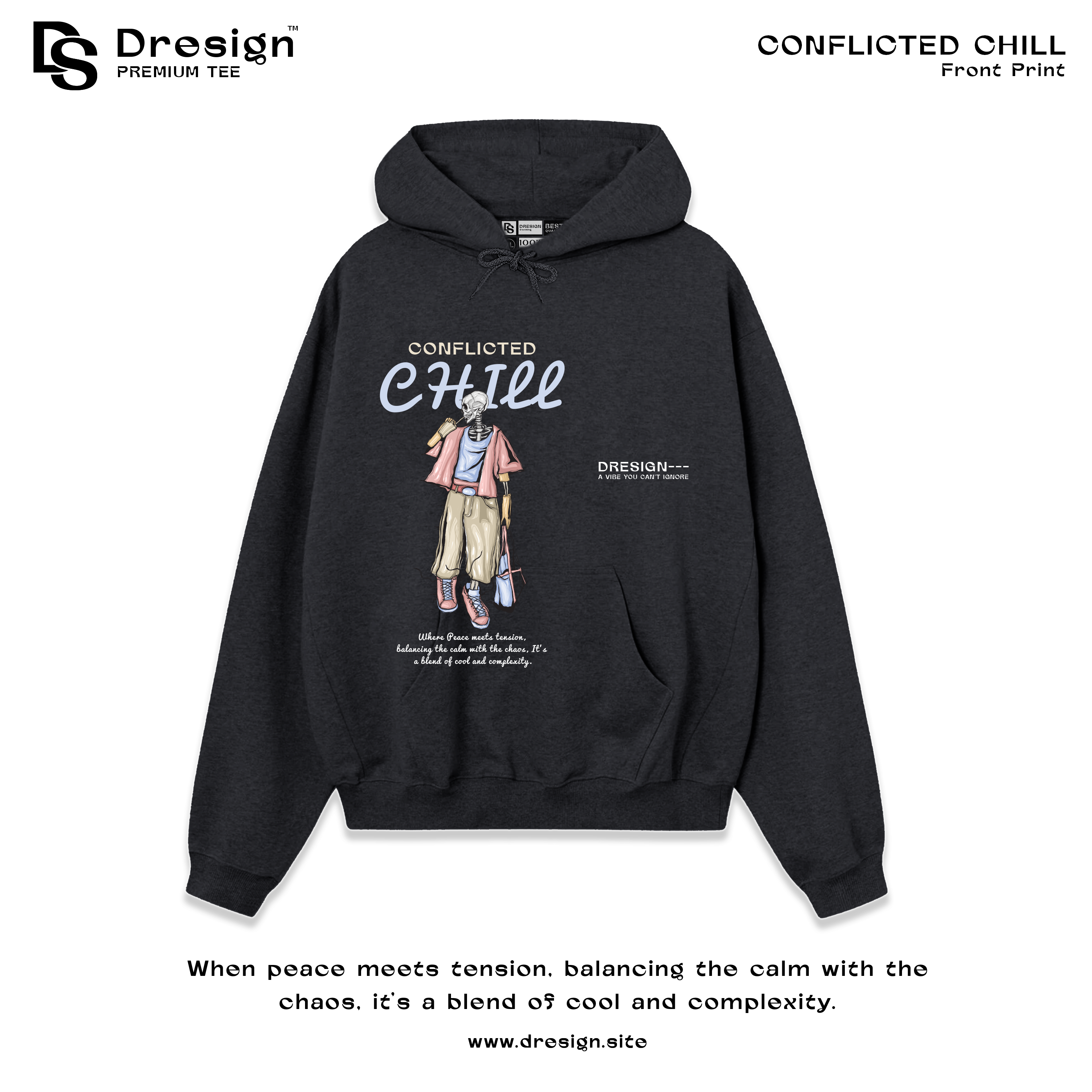 Conflicted Chill, Hoodie