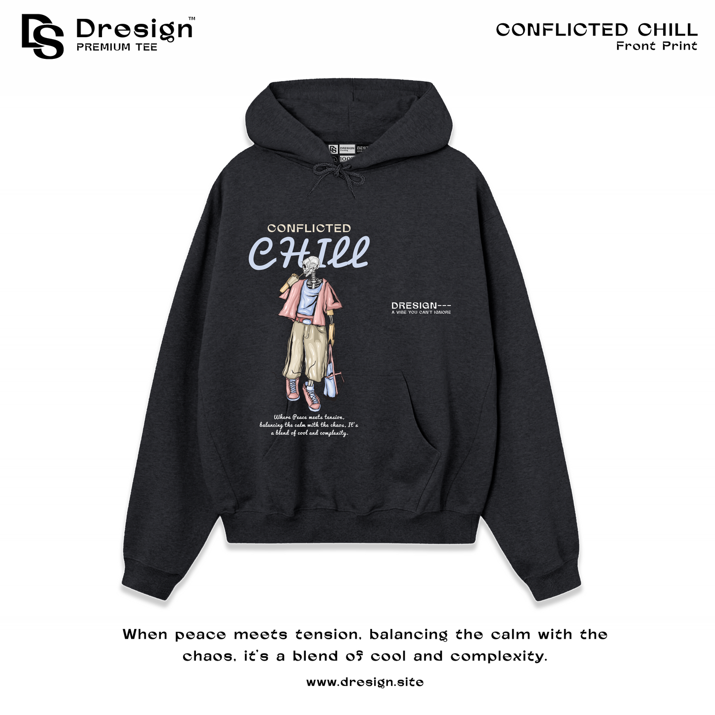 Conflicted Chill, Hoodie