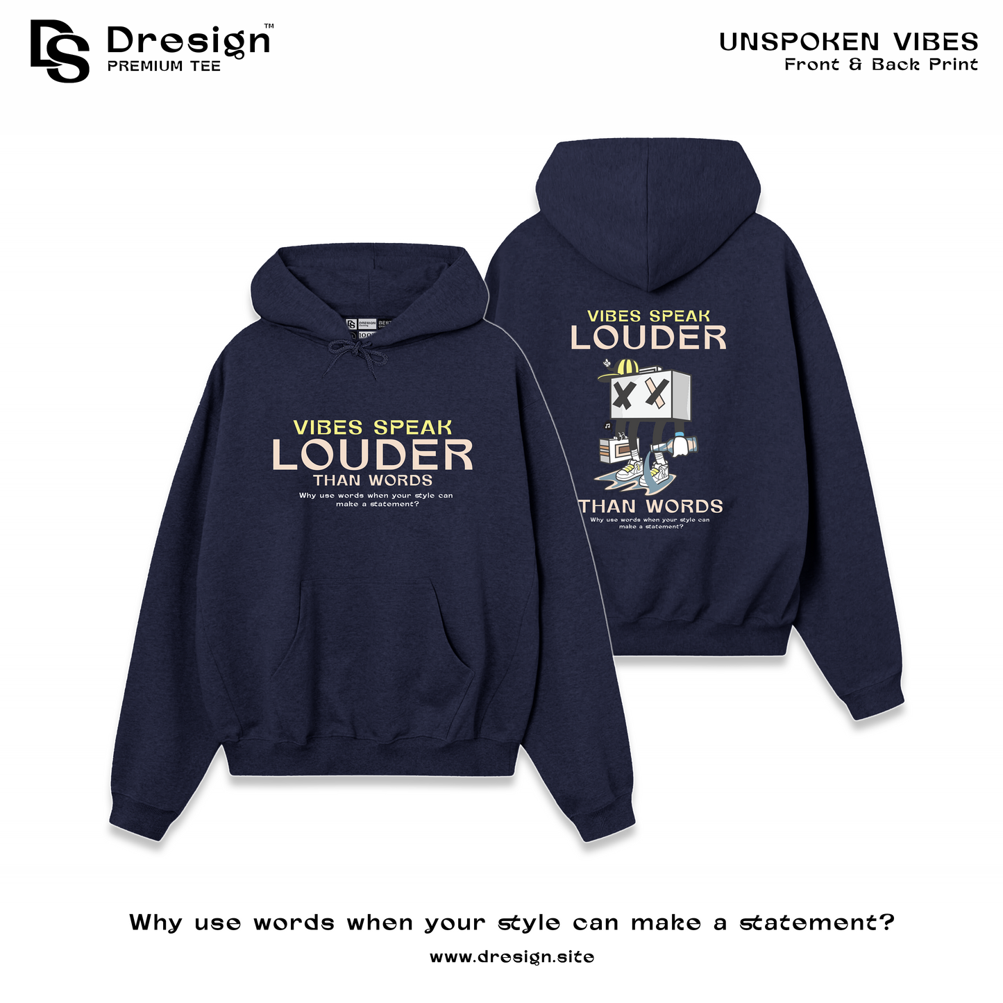 Unspoken Vibes, Hoodie