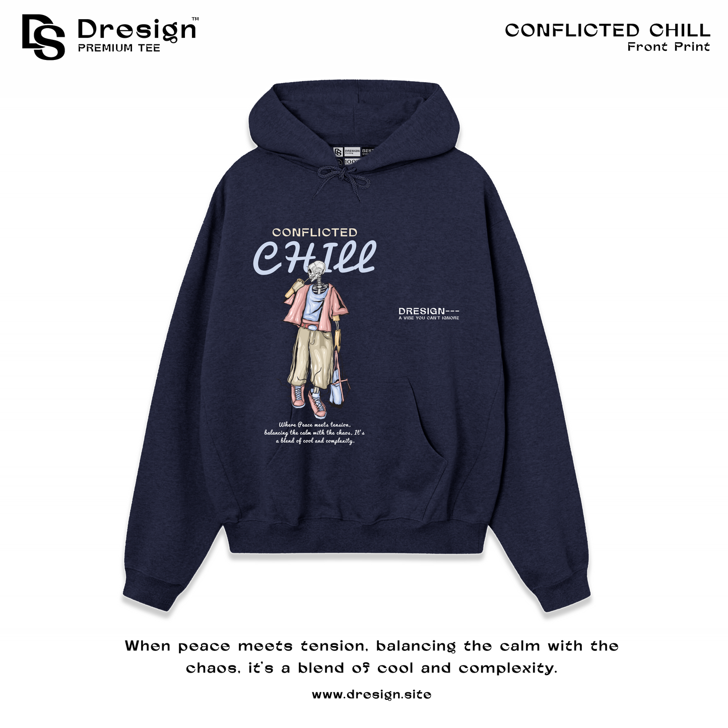 Conflicted Chill, Hoodie