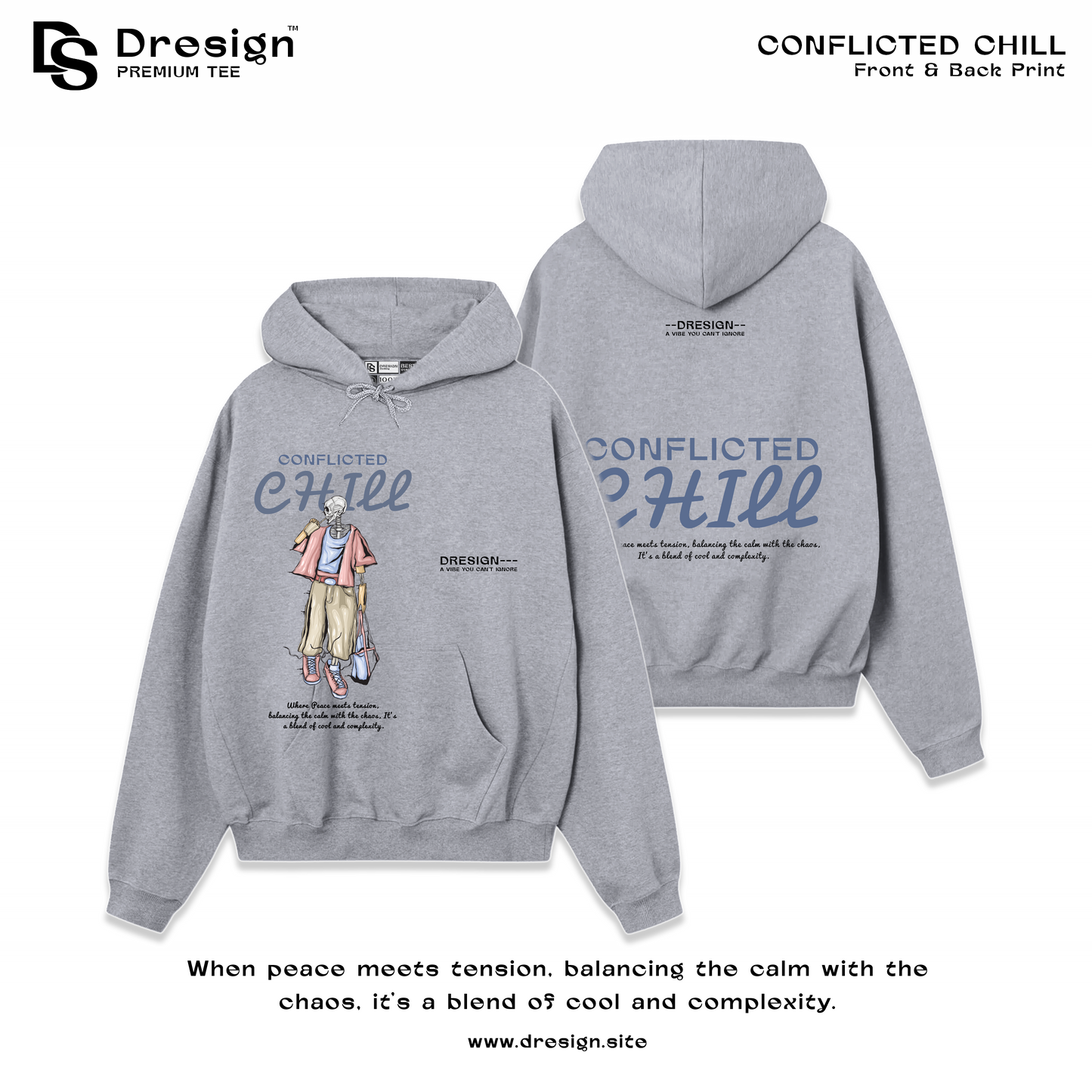 Conflicted Chill, Hoodie