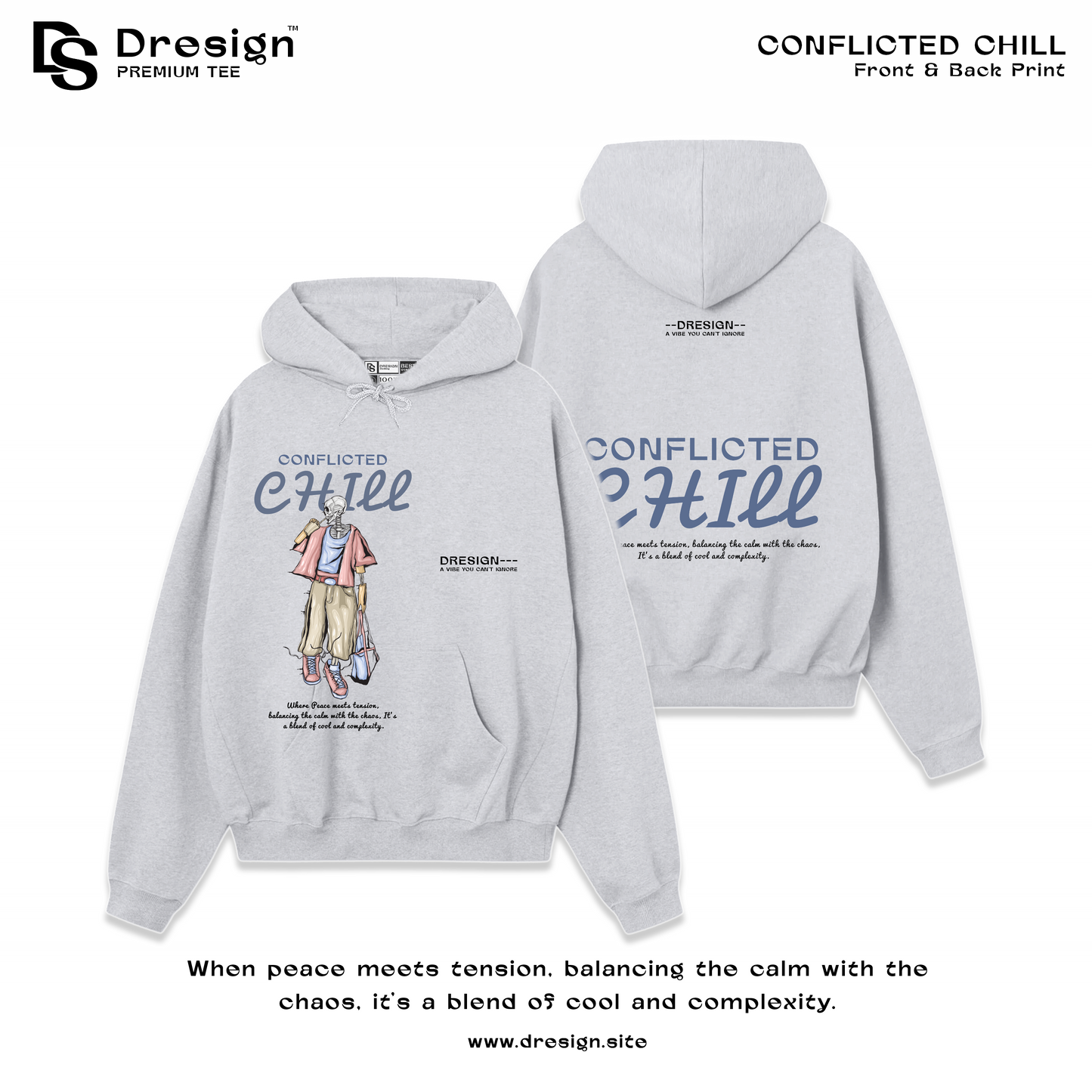 Conflicted Chill, Hoodie